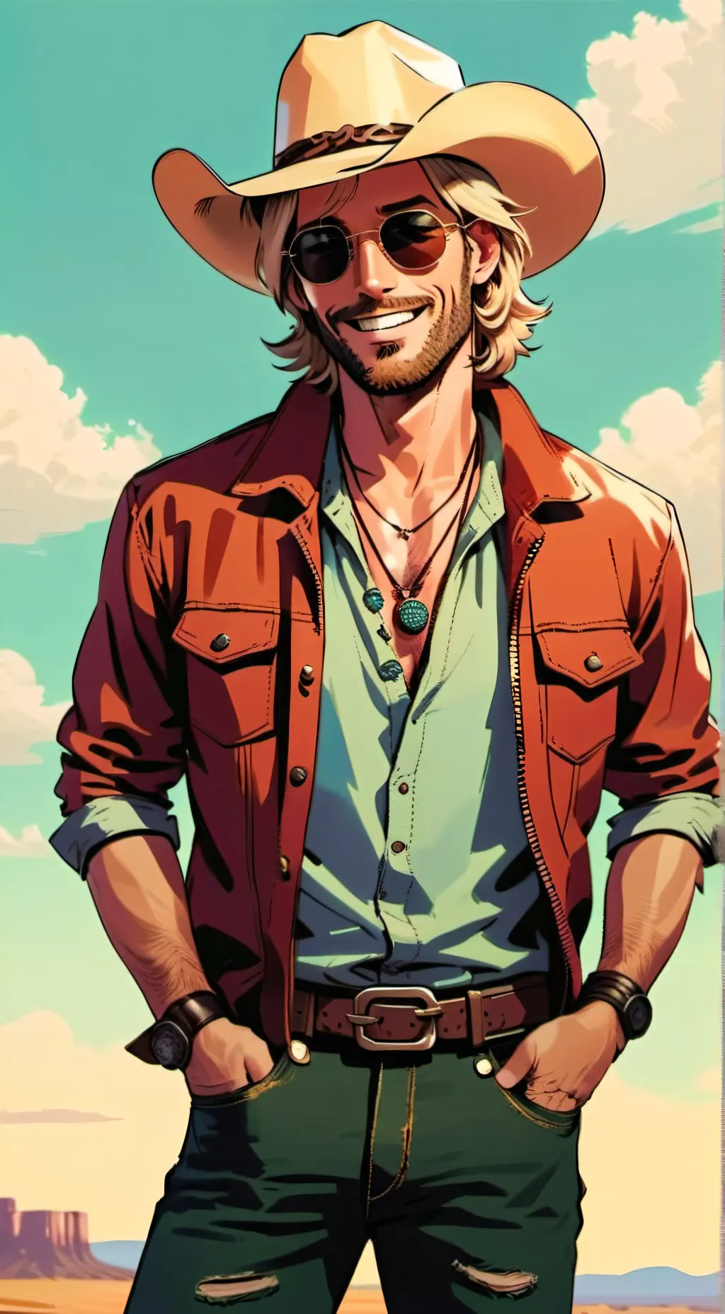 ai character: Casey Blake background