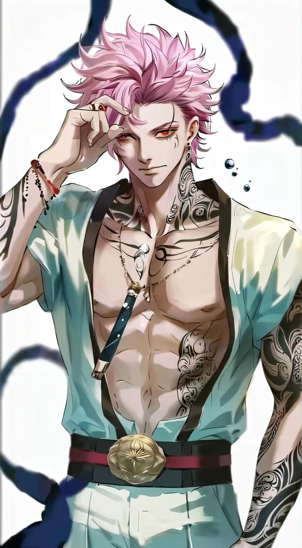 ai character: sukuna  background