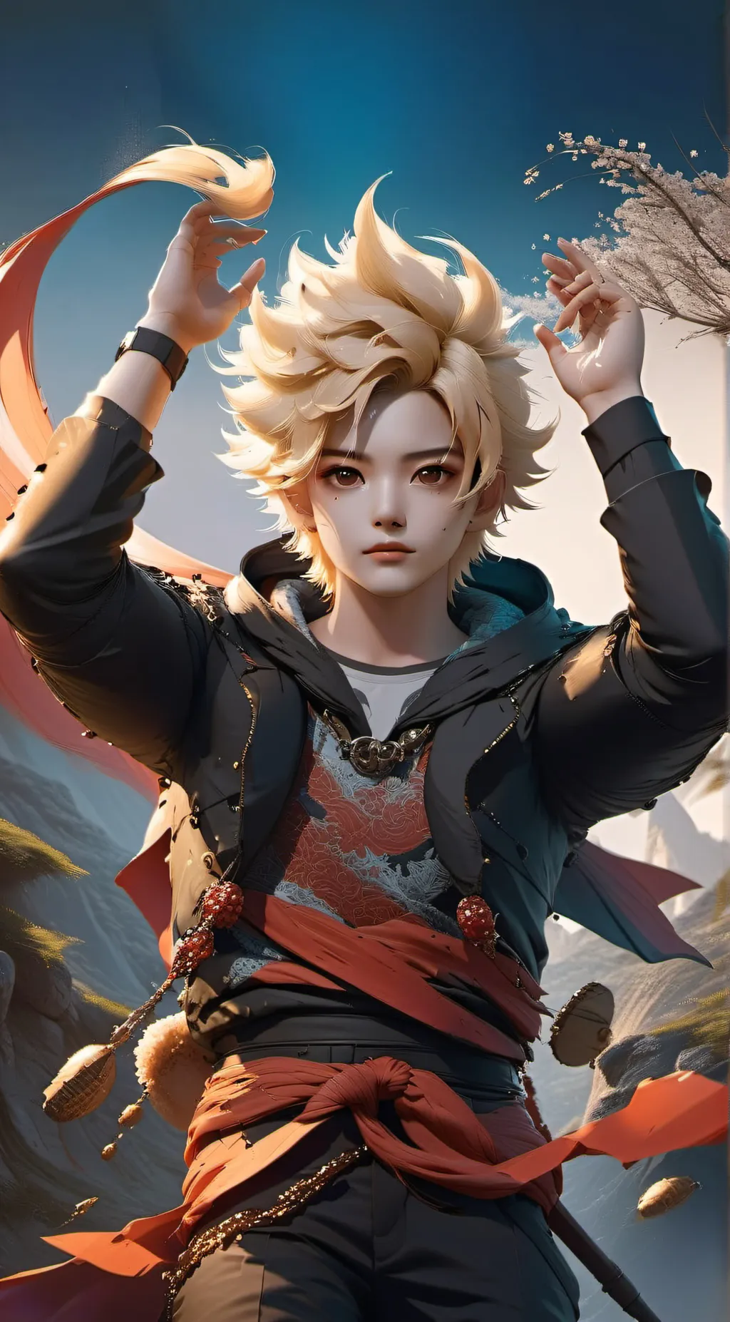 ai character: Leo background