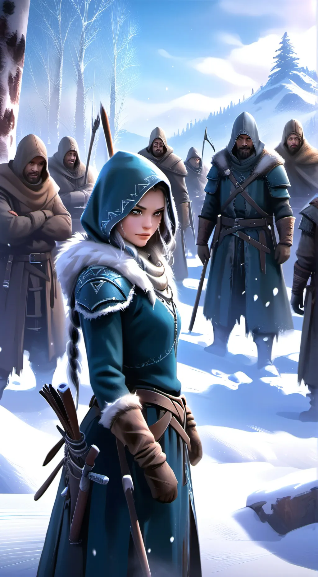ai character: Mariah  background