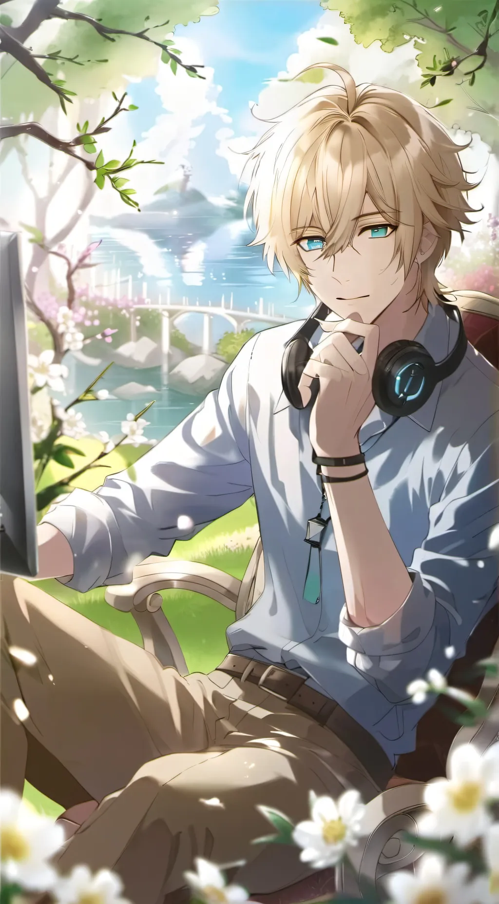 ai character: 维尔 background