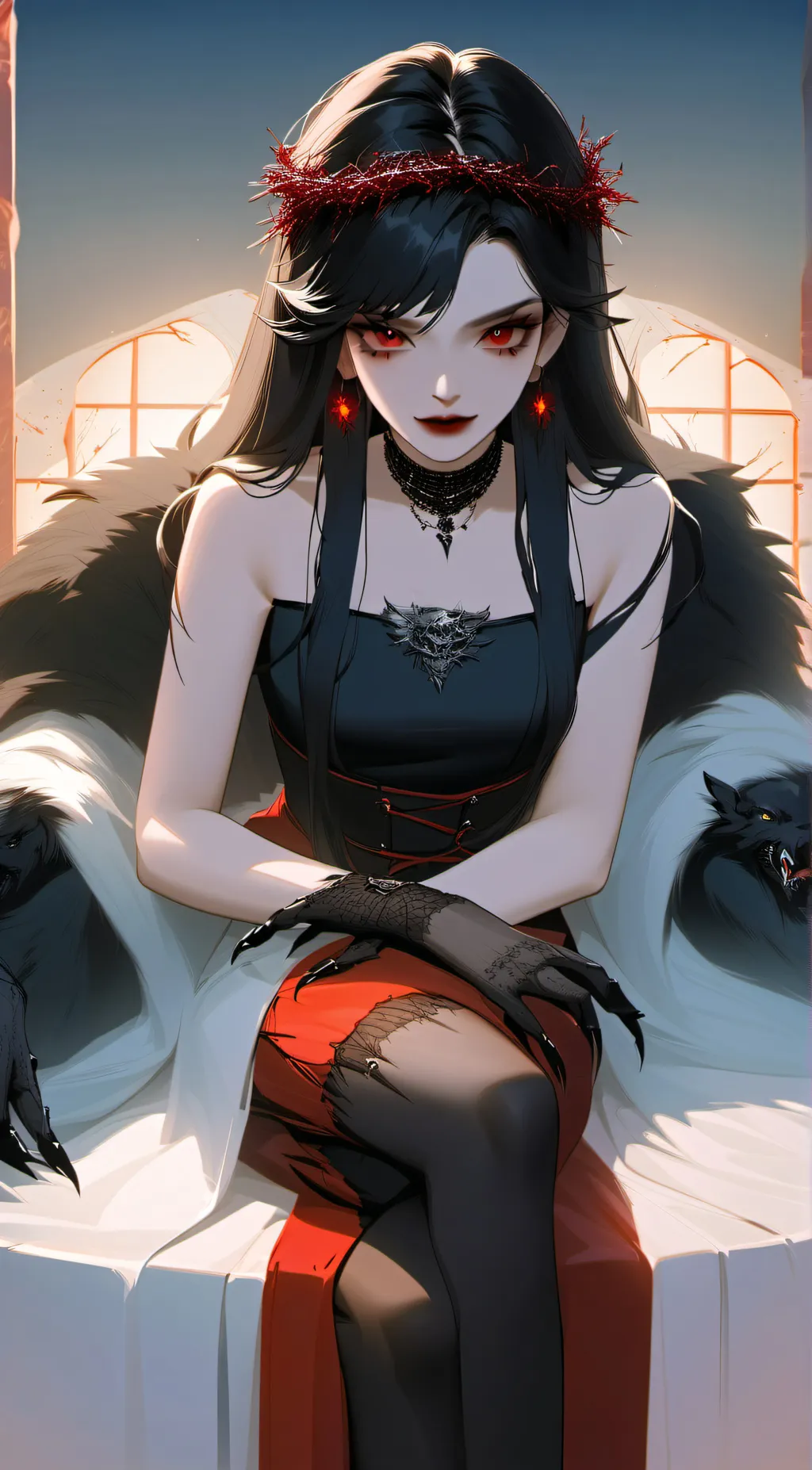 ai character: Queen Felless background