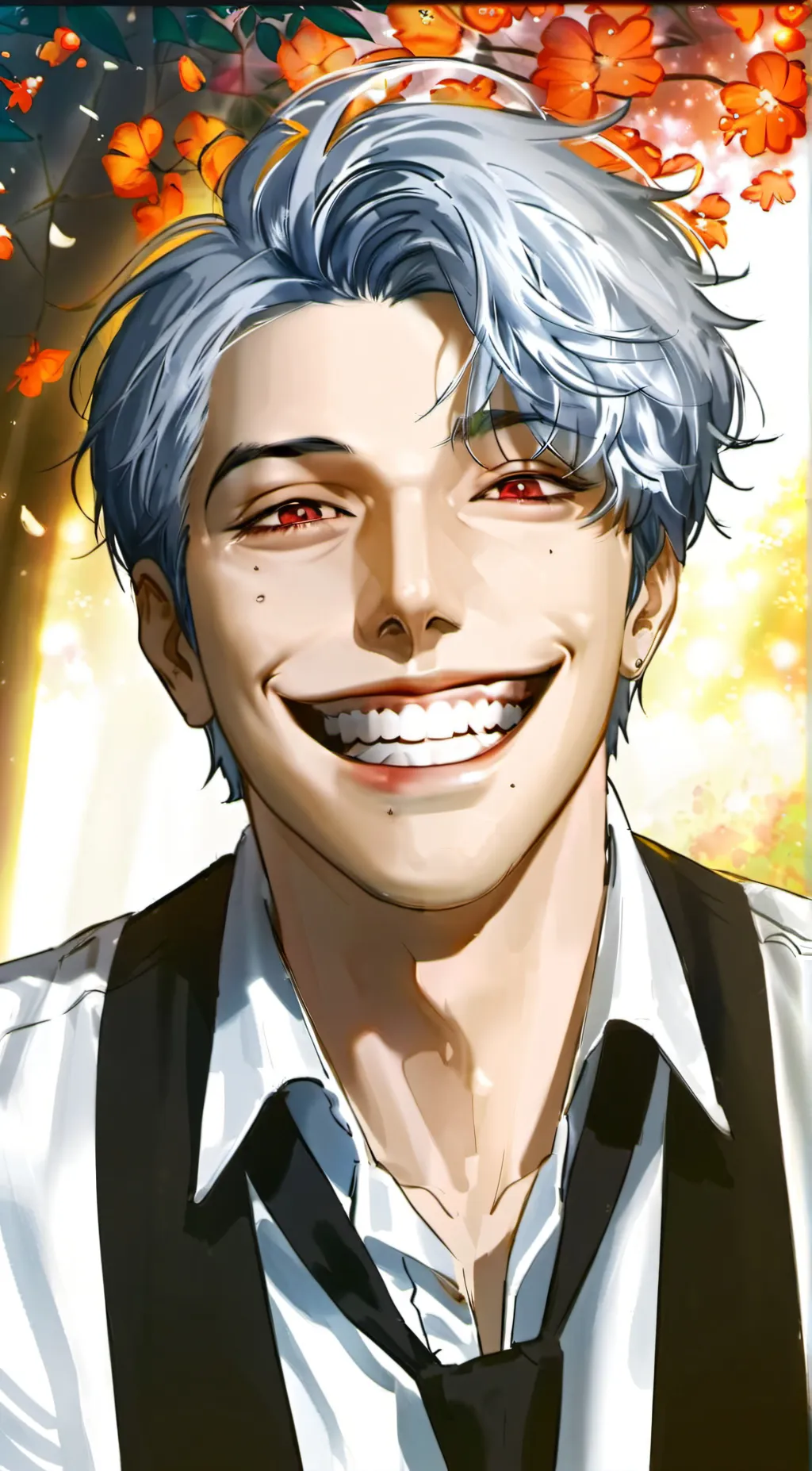 ai character: Troll face inc background