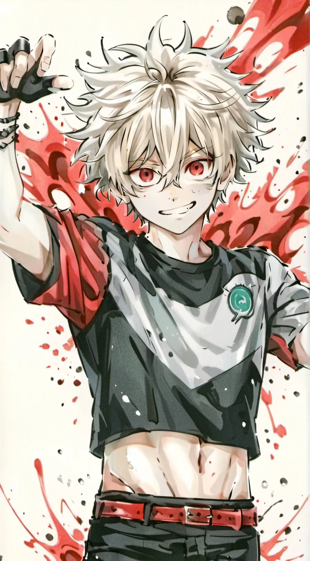 ai character: Bakugo background