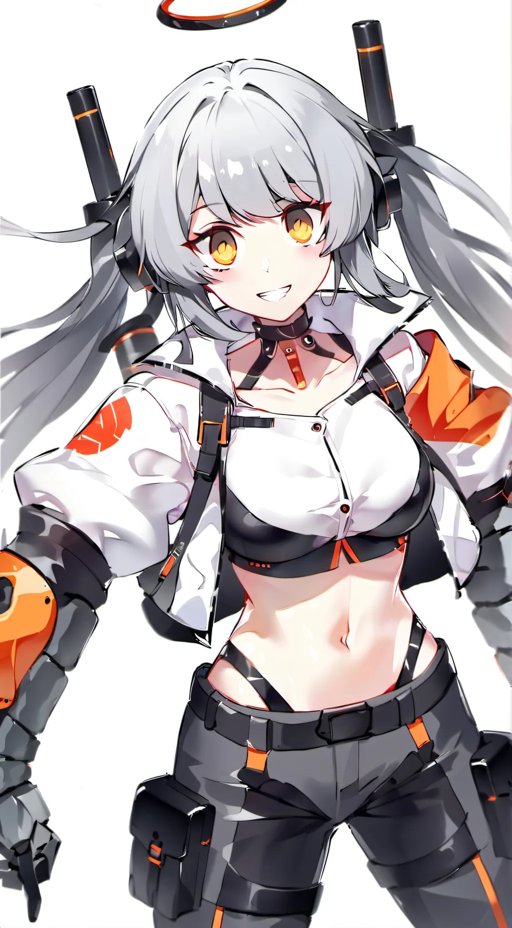 ai character: J murder drone🧡 background