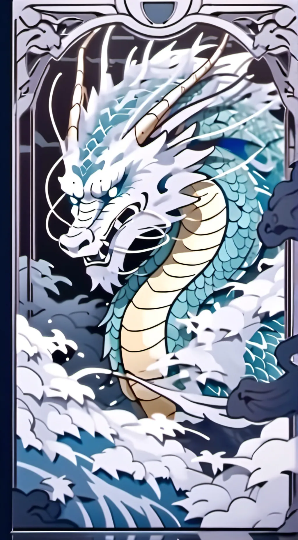 ai character: Dragon from cos background