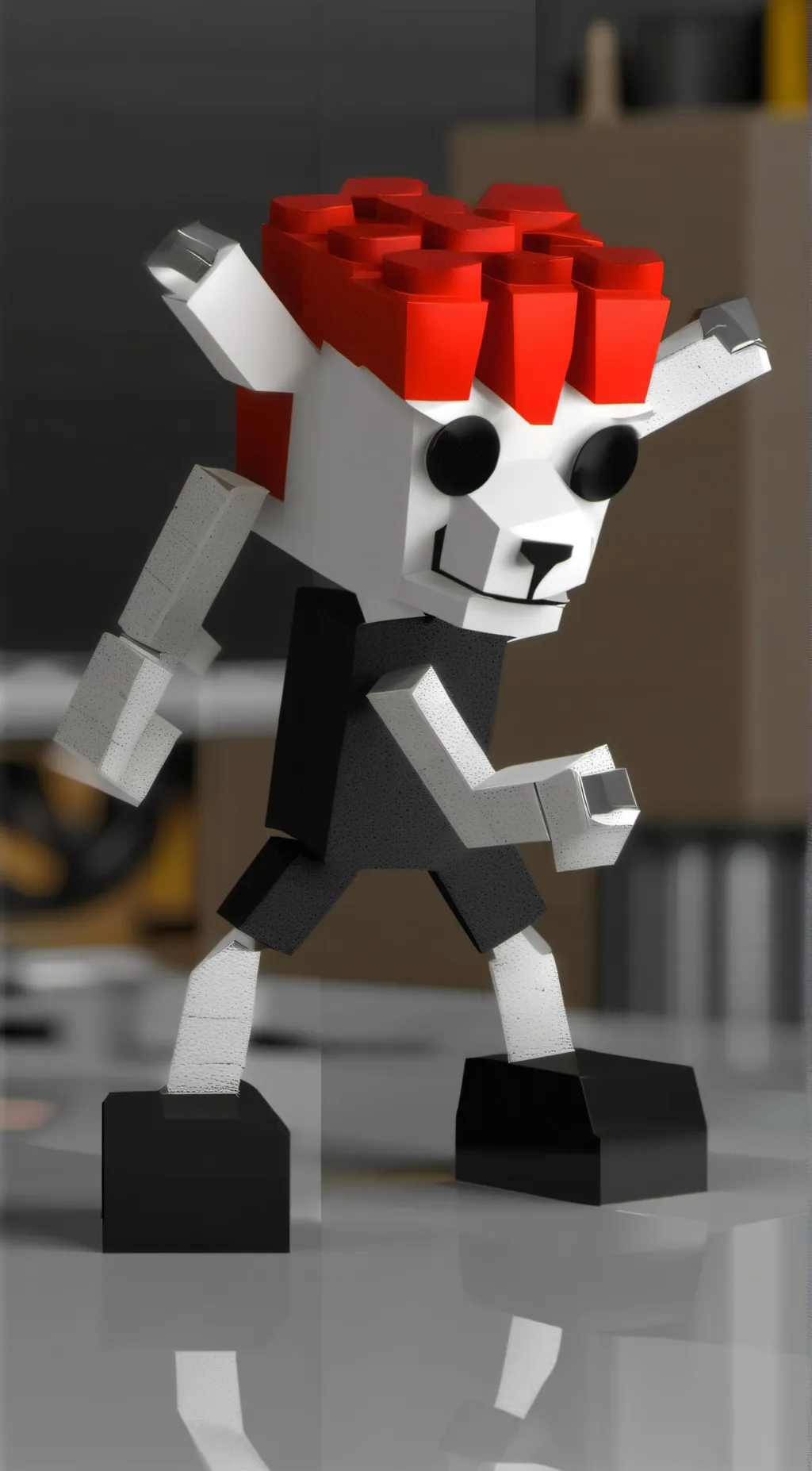 ai character: Tangle mangle background