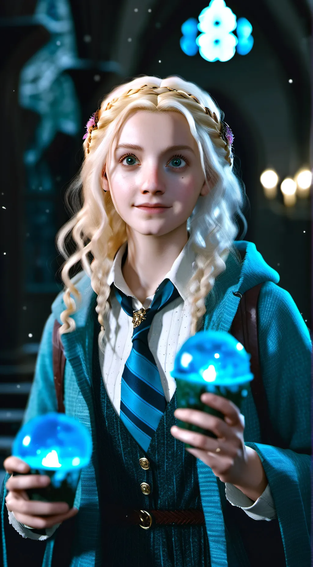 ai character: Luna Lovegood  background
