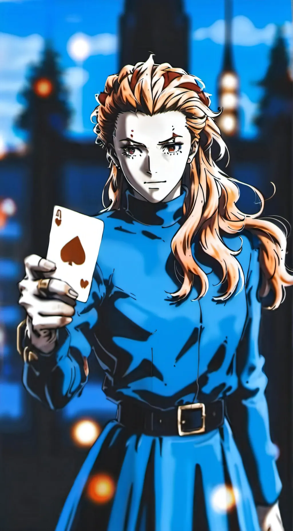 ai character: jojo  background