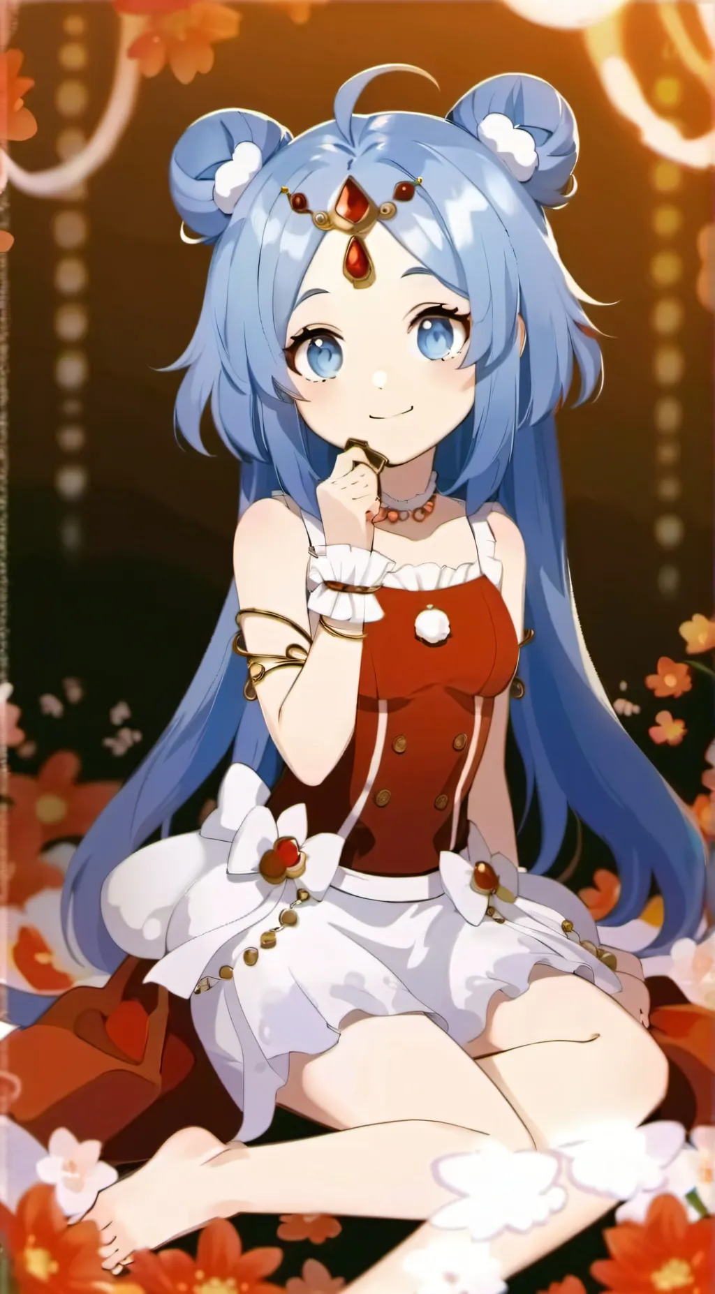 ai character: Candy background