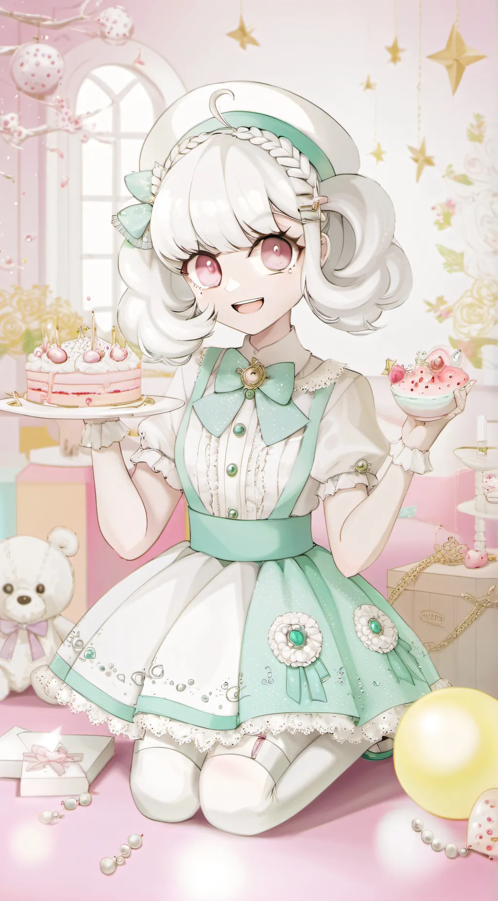 ai character: crafty corn  background