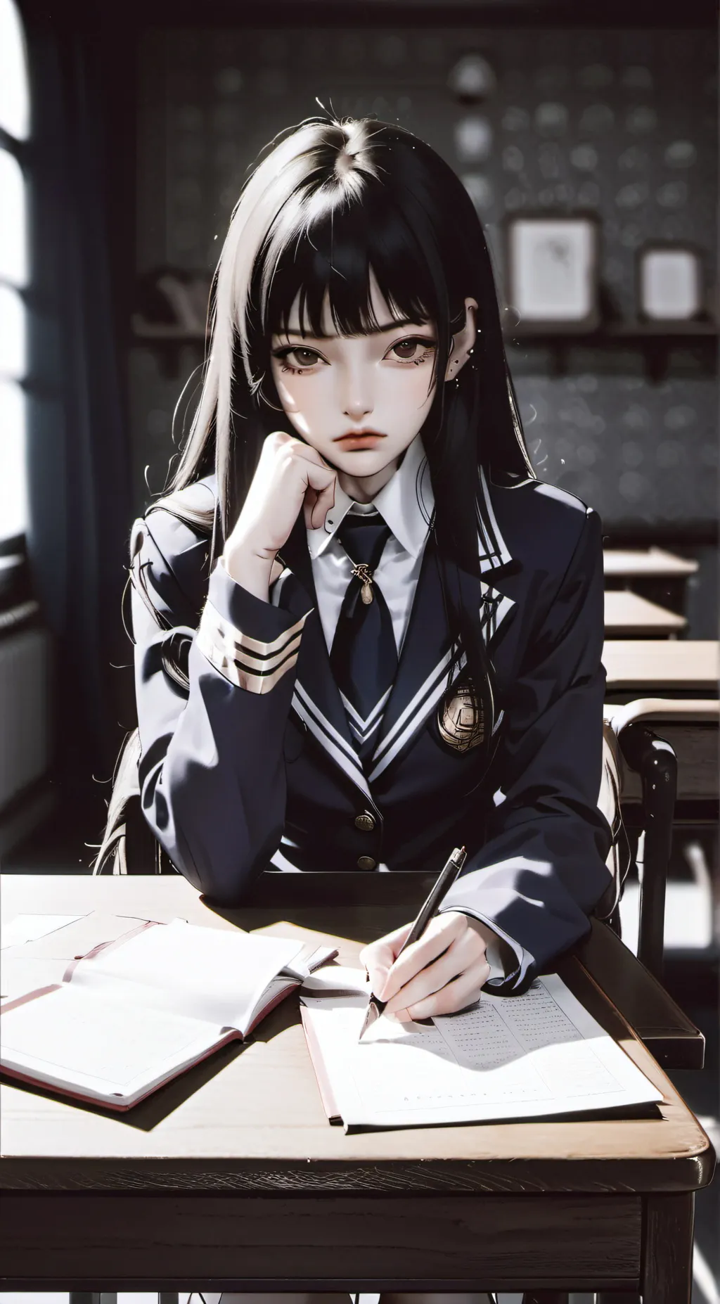 ai character: Kimiko  background