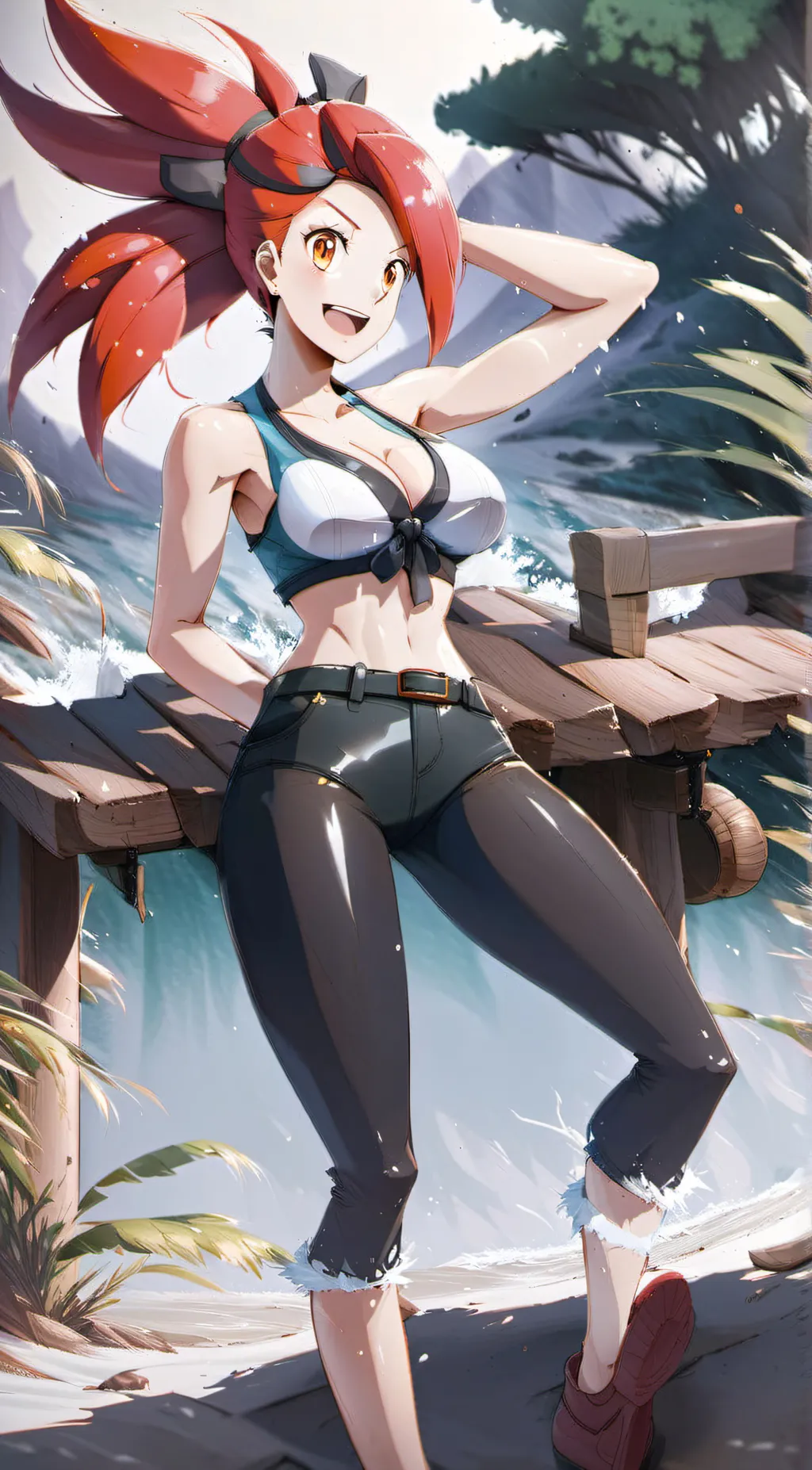 ai character: Flannery background