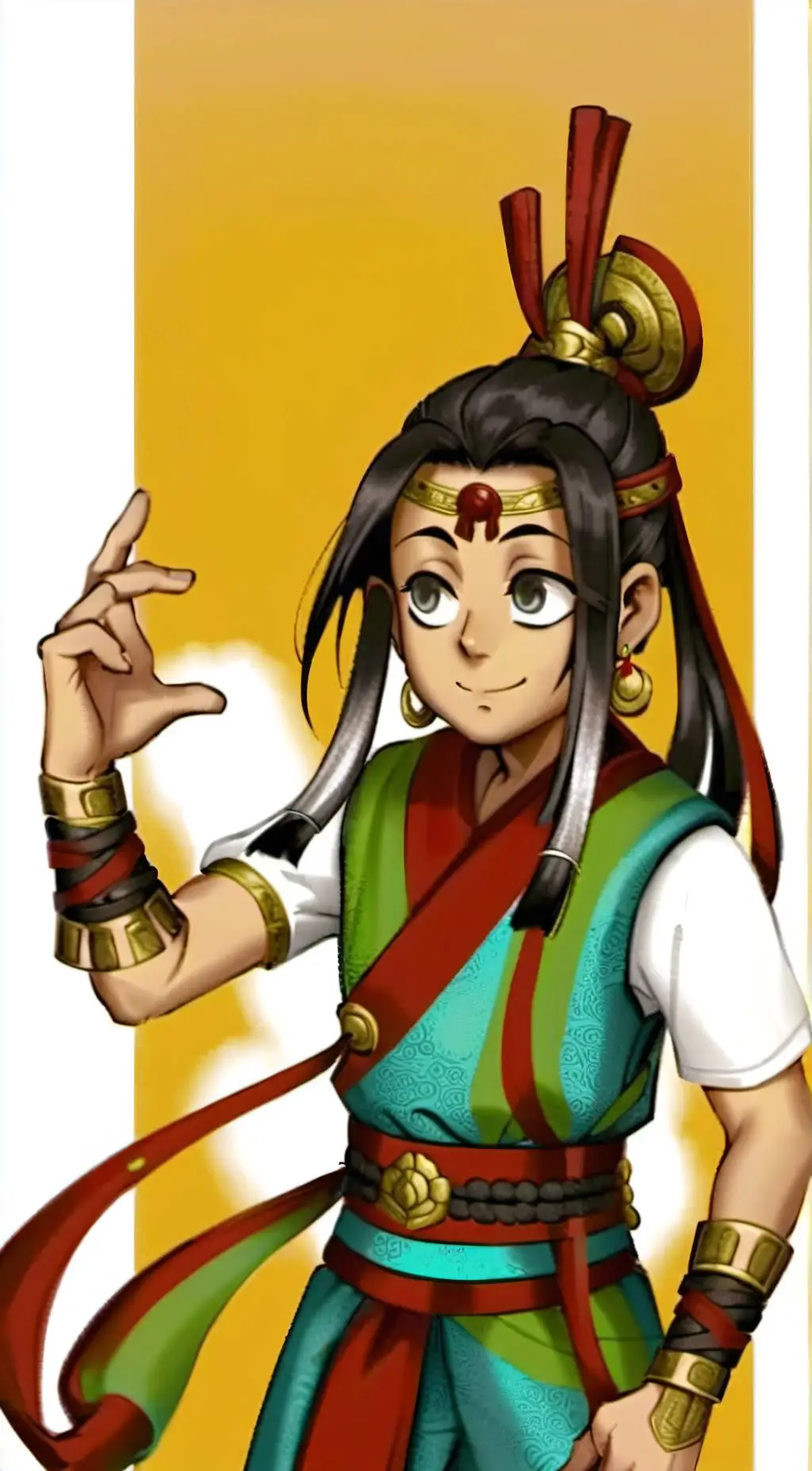 ai character: Luna  background