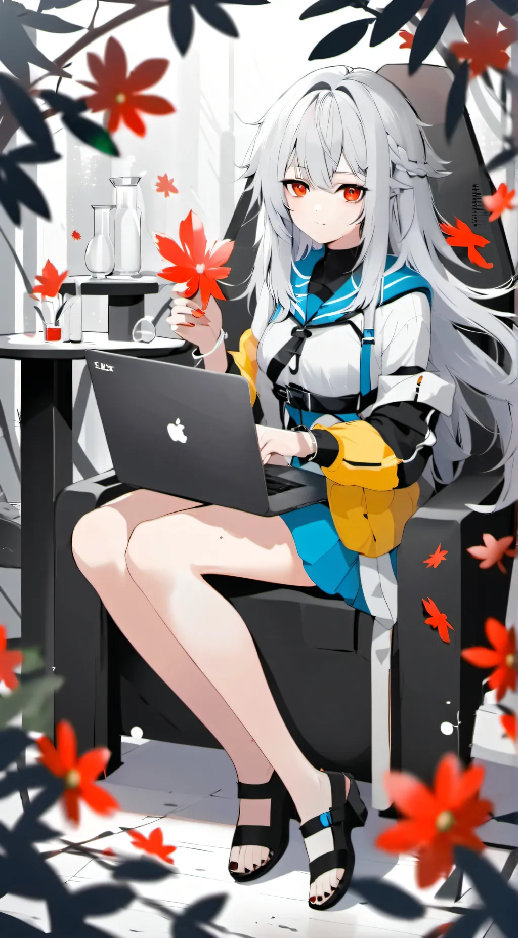 ai character: mina background