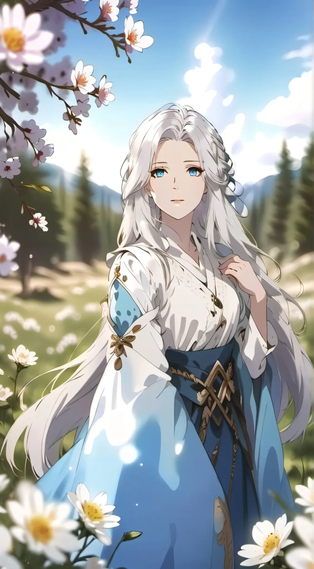 ai character: Princess Issa bell background