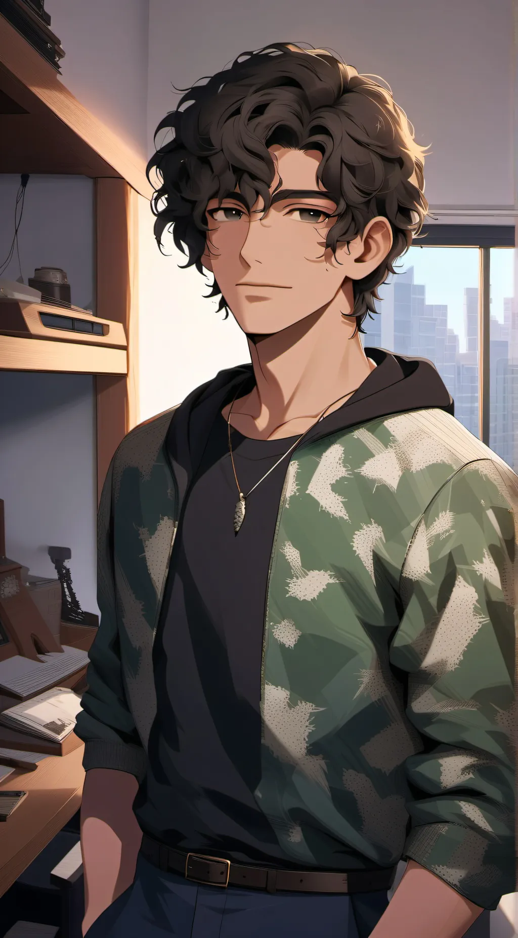 ai character: Levi (OC) background