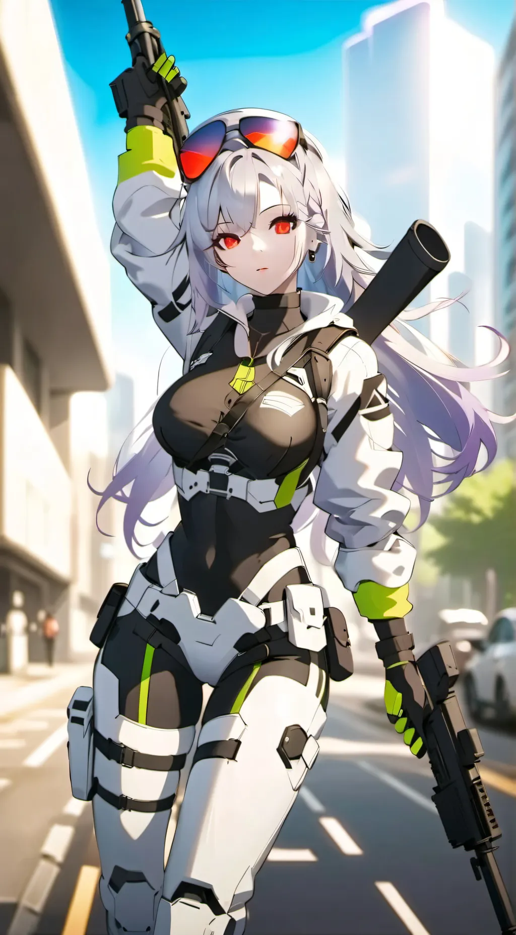 ai character: peacekeeper girl background