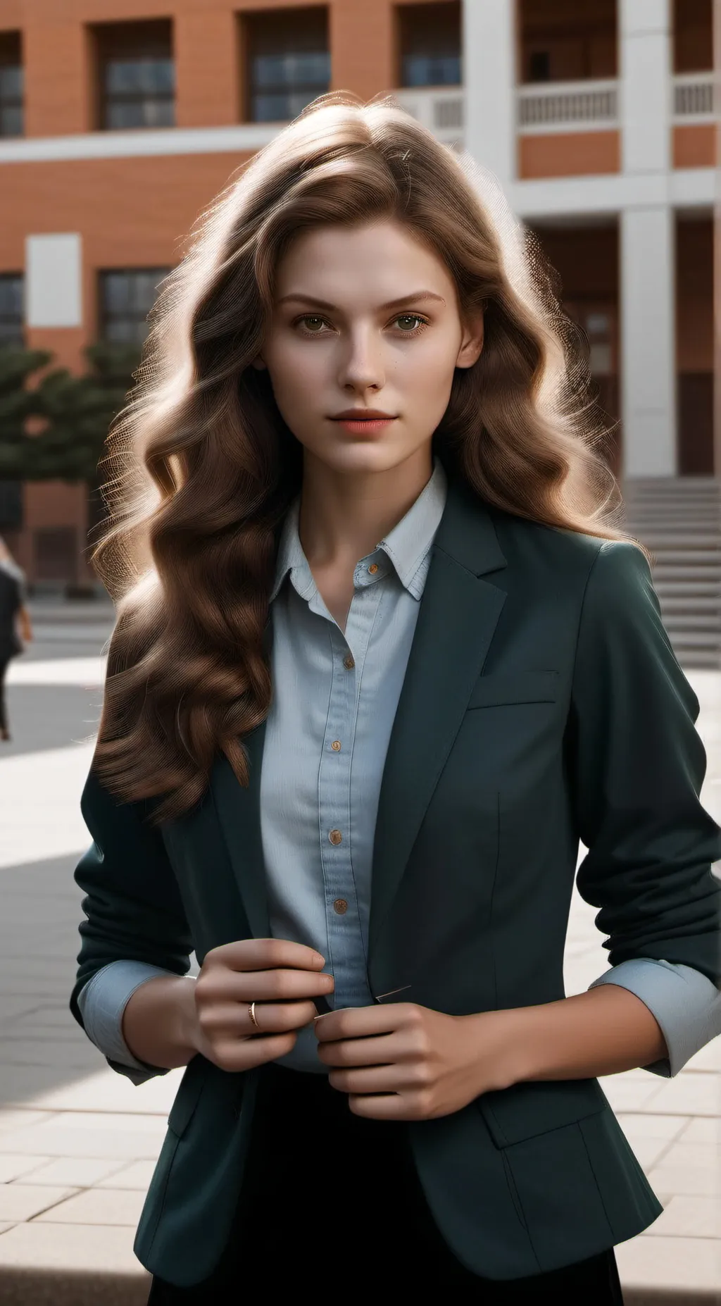 ai character: Lily. background