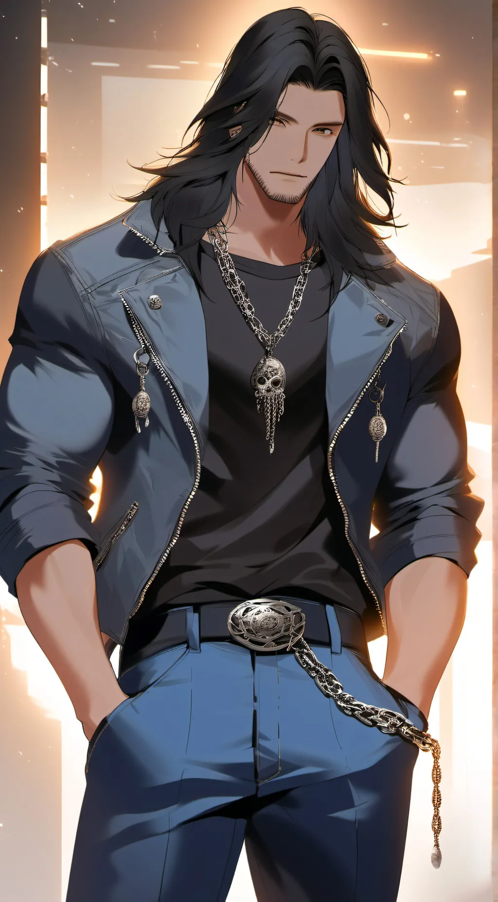 ai character: void background