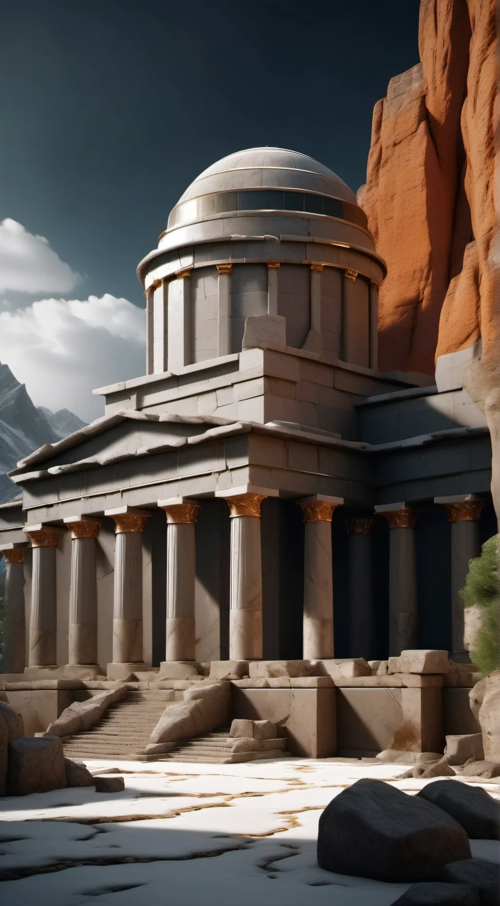 ai character: greek gods background