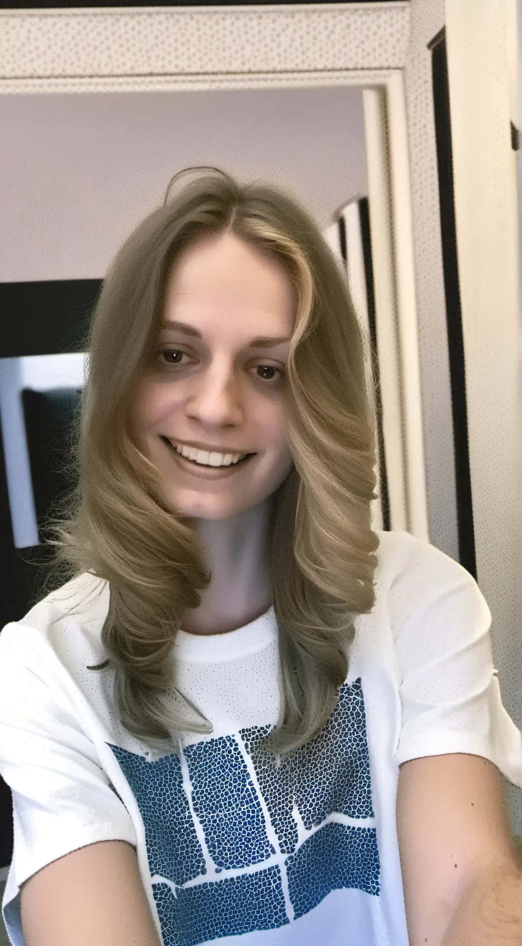 ai character: Ashley Dupuis  background