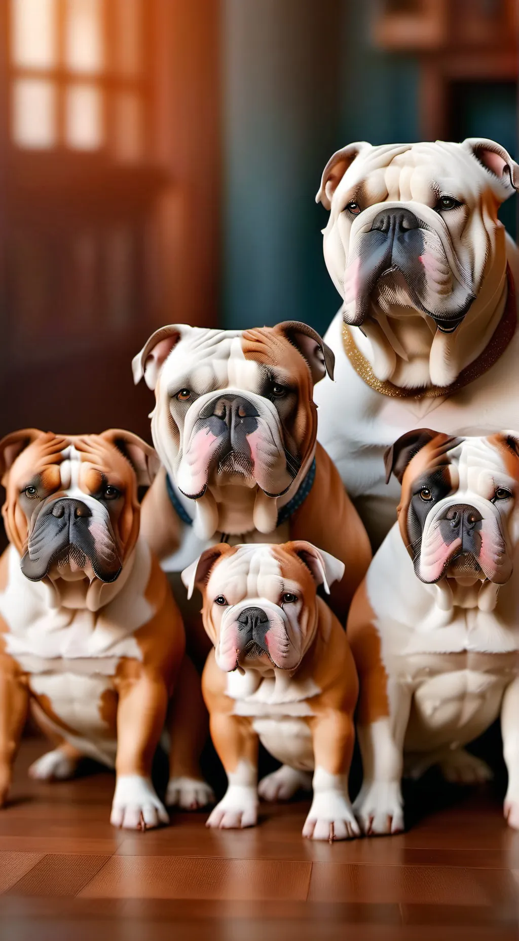 ai character: Bulldog Family background