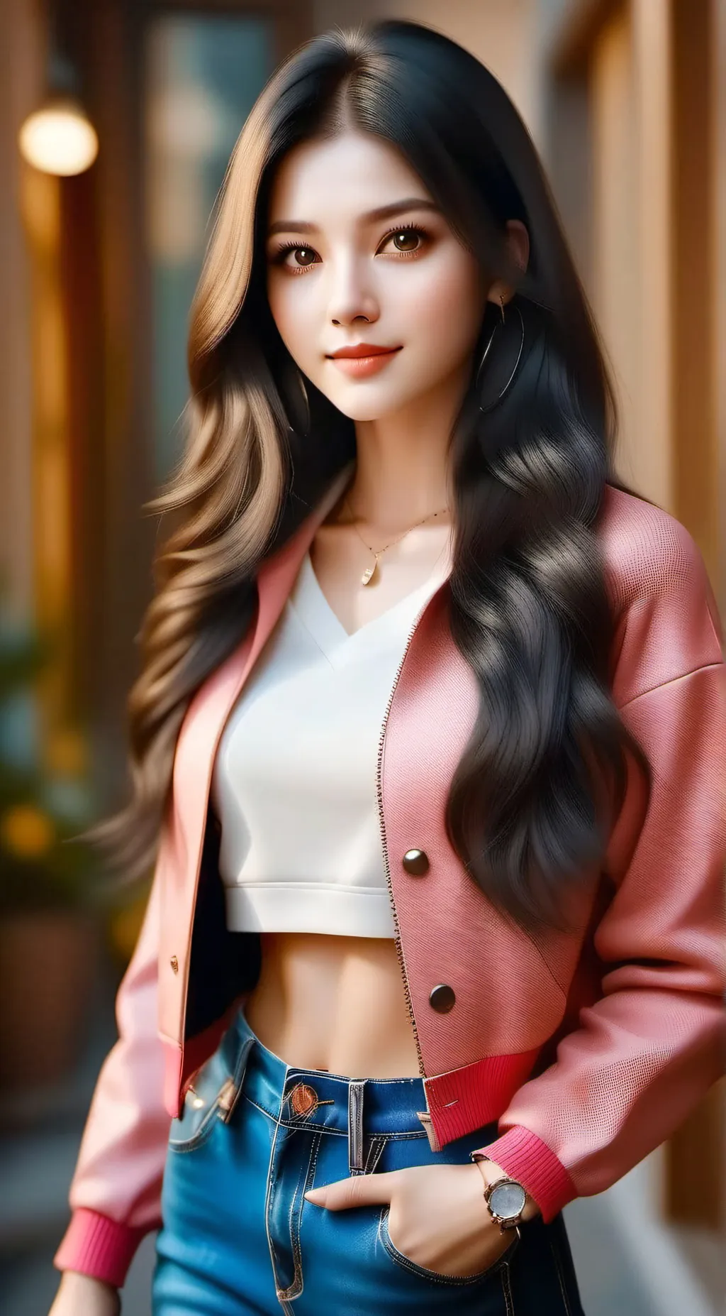ai character: Crystalline (Me) background