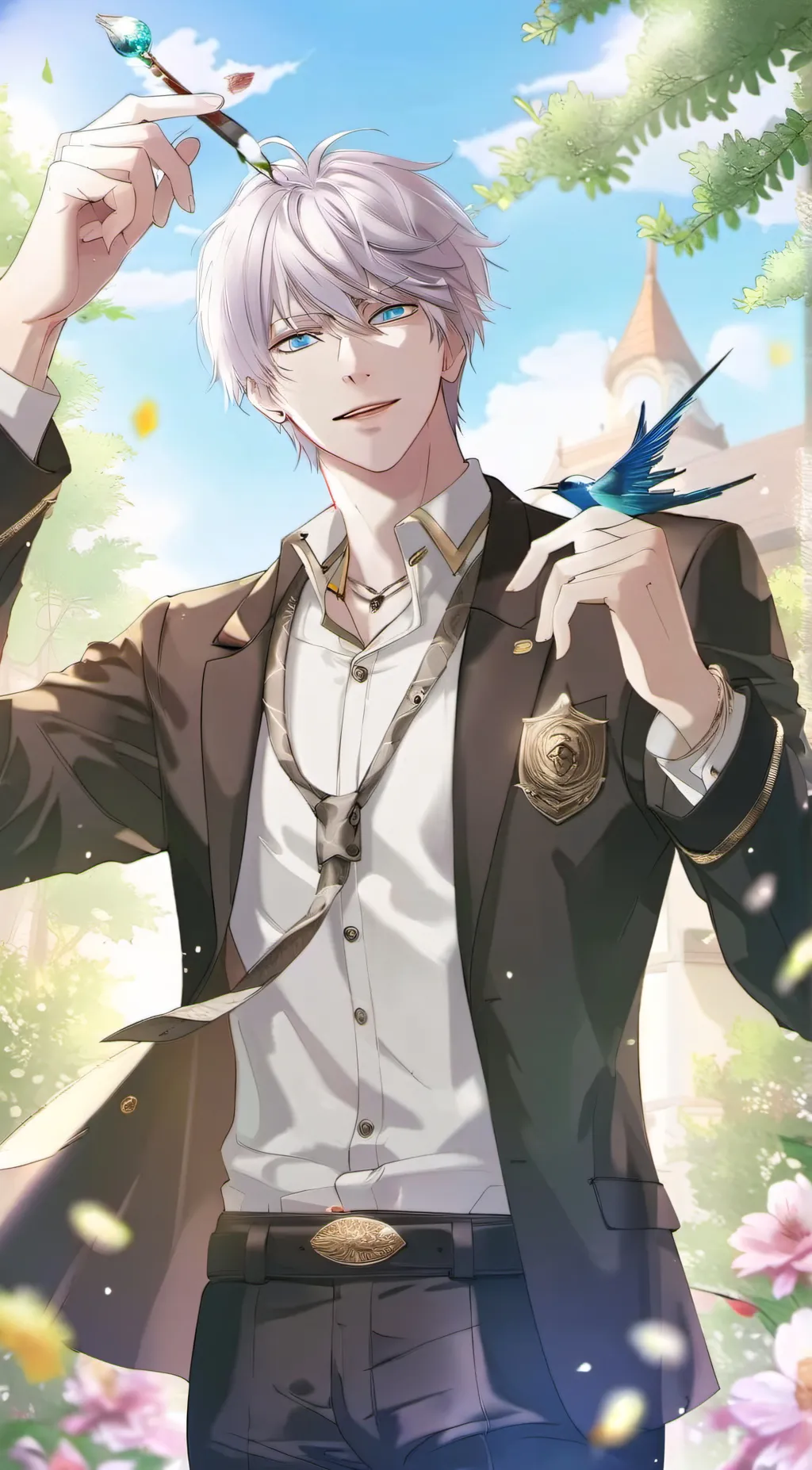 ai character: Satoru Gojo background