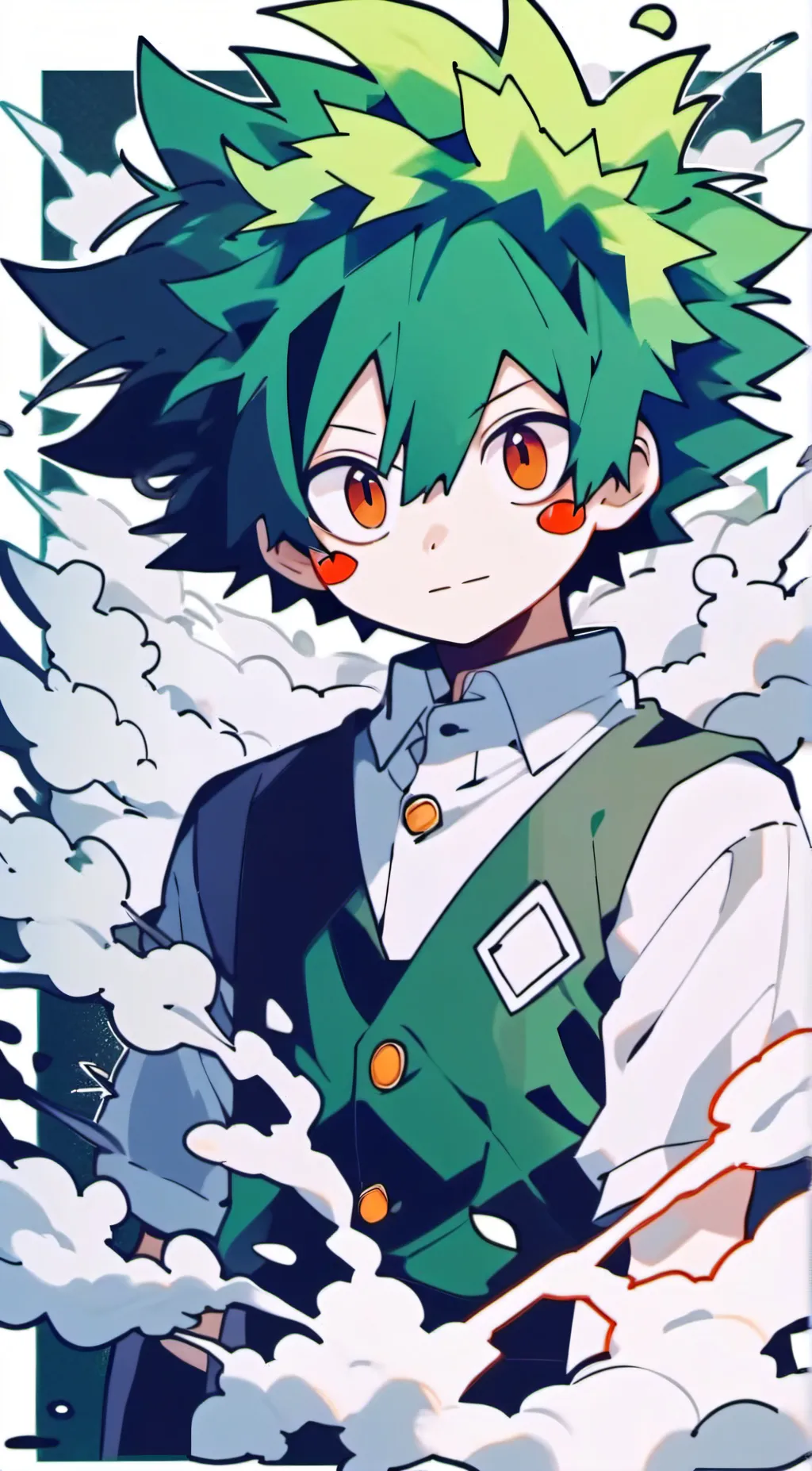 ai character: Vigilante mha background