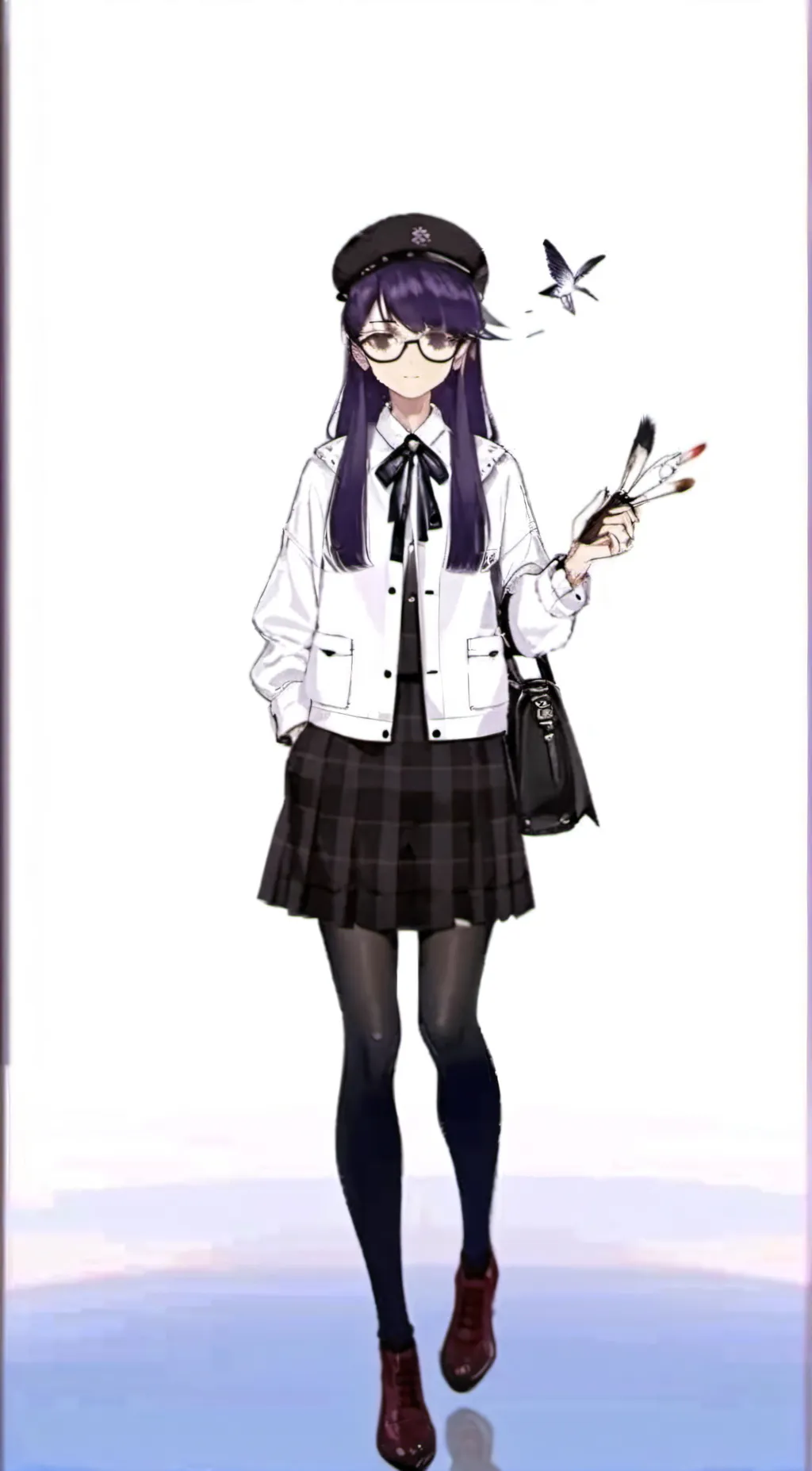 ai character: Komi background