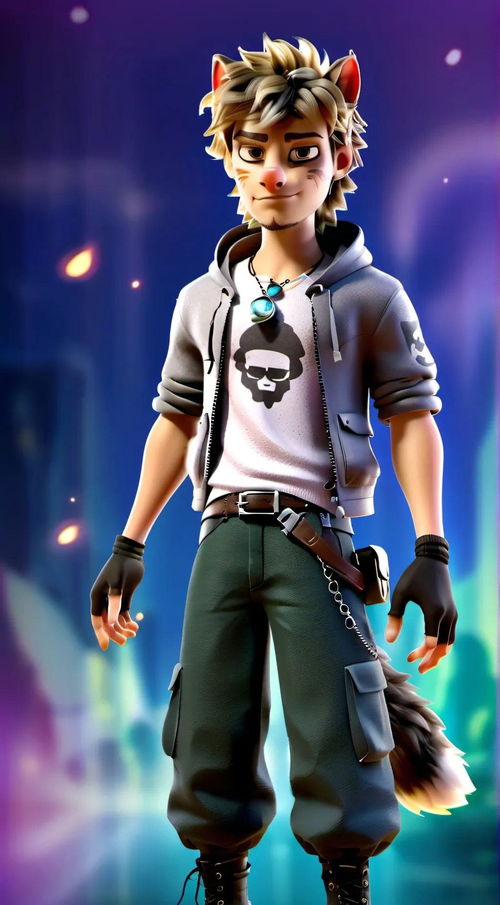ai character: Damian Foster background