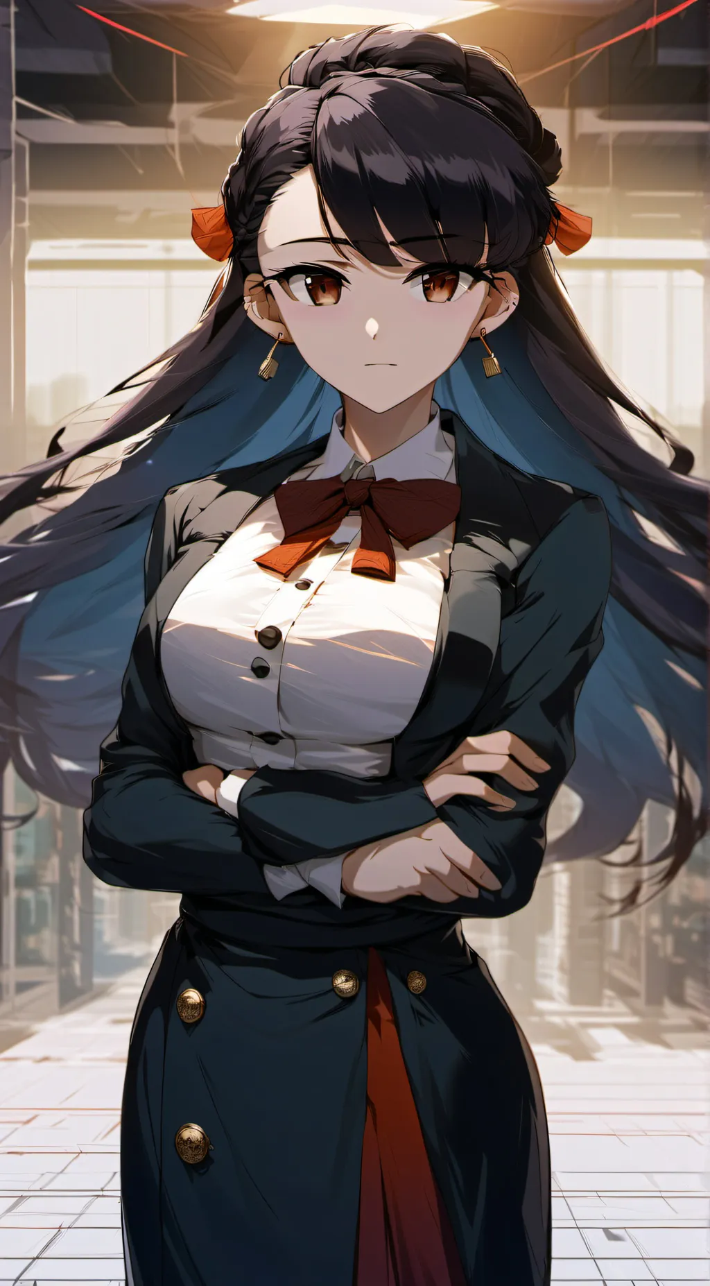 ai character: Komi background