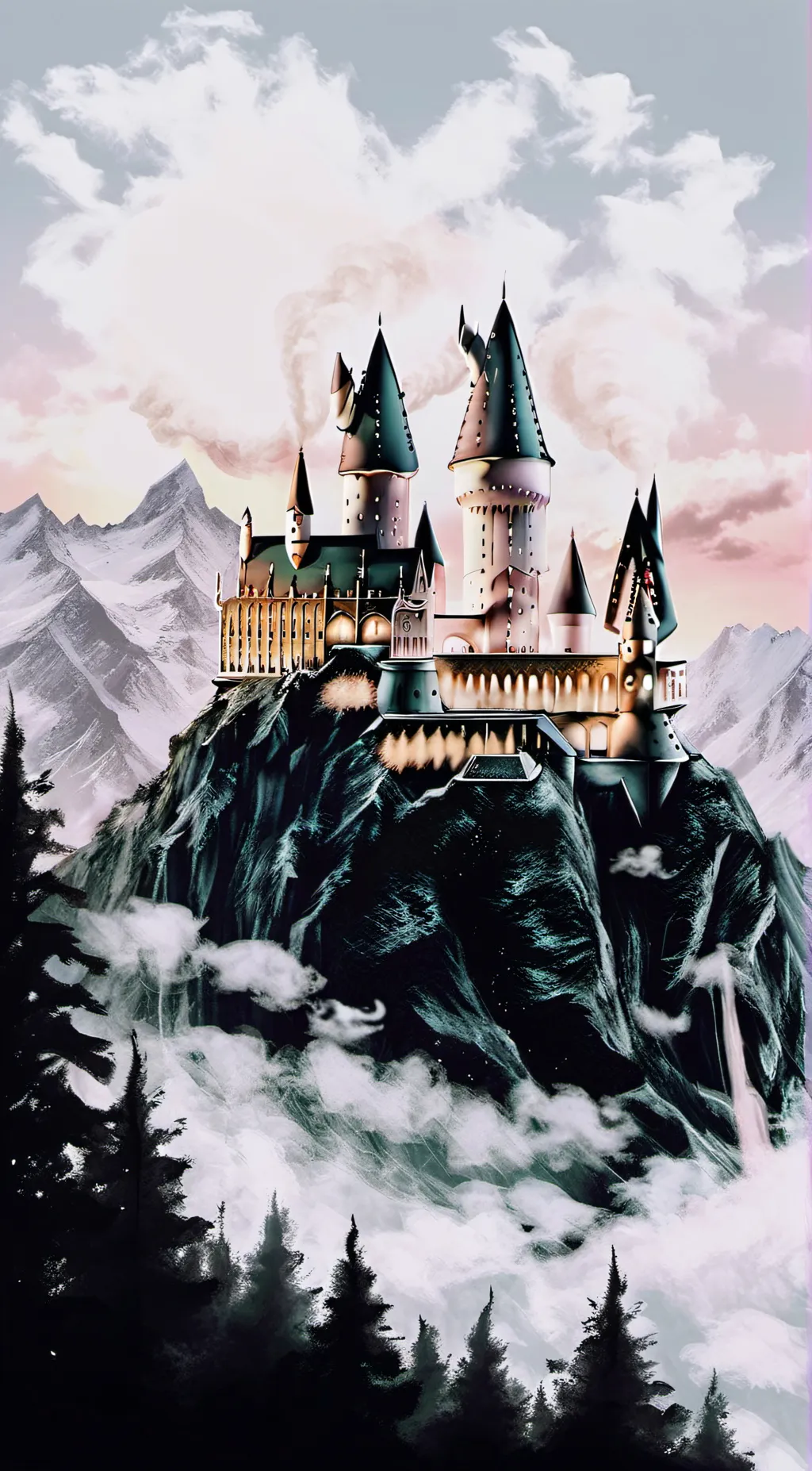 ai character: Hogwarts background