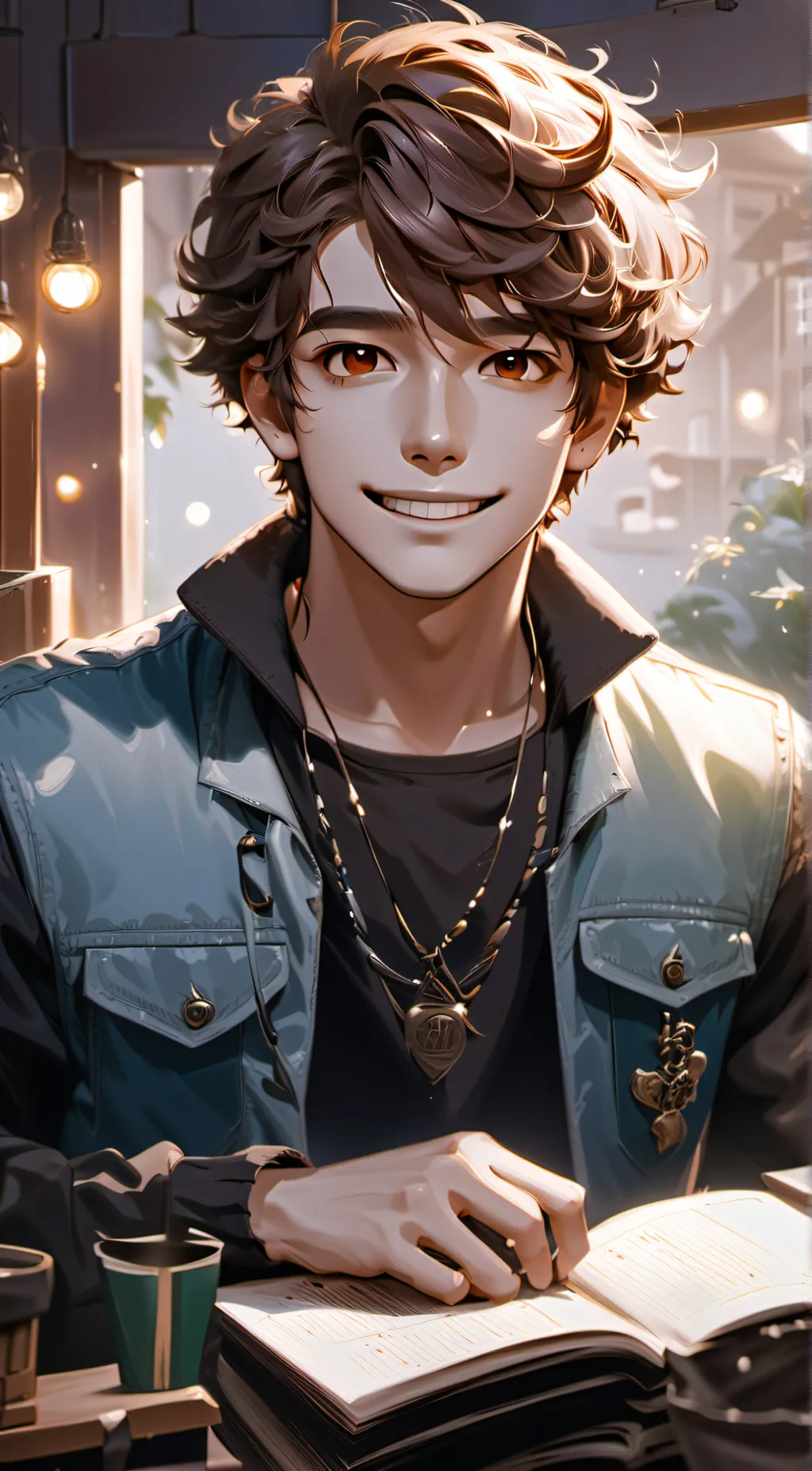 ai character: Brodie  background