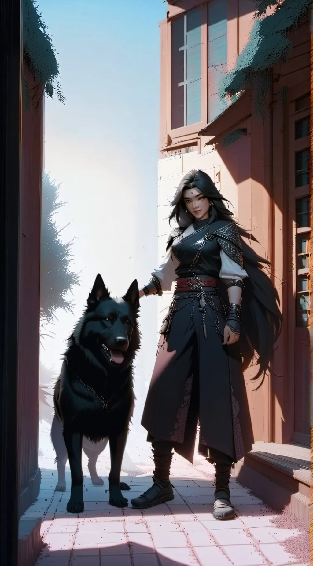 ai character: Aria background