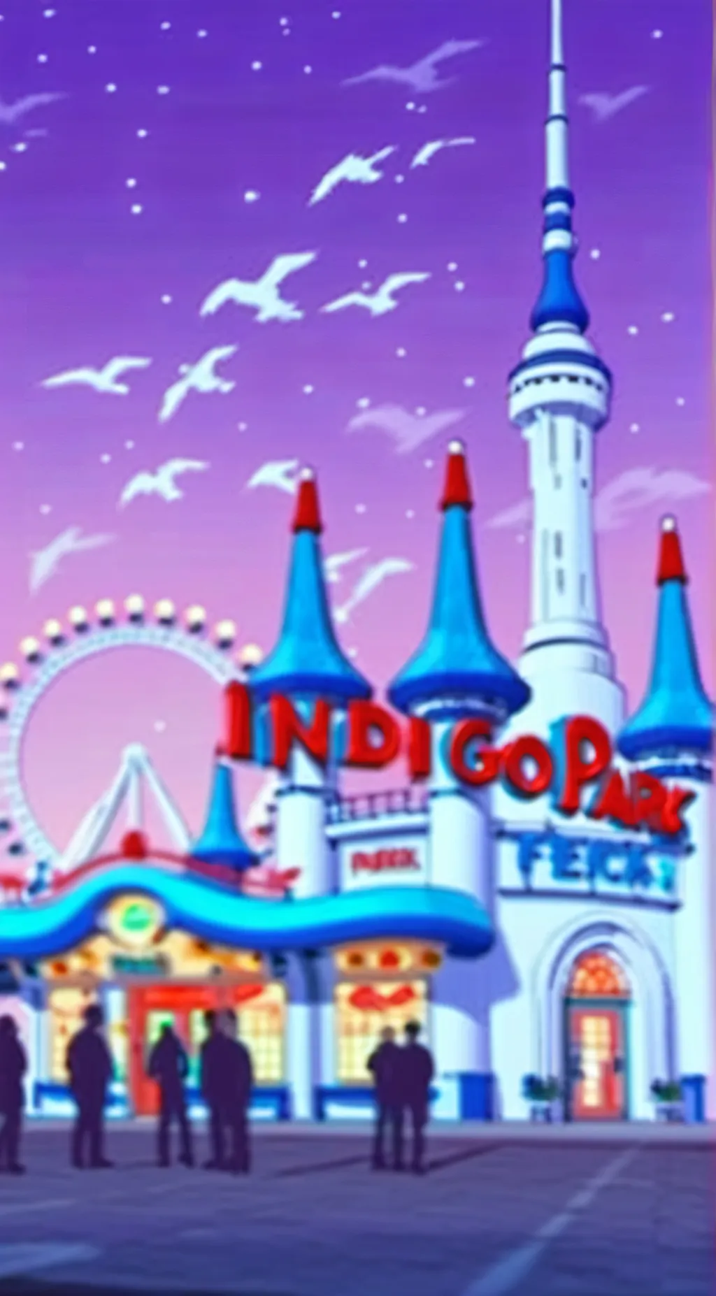 ai character: indigo park background
