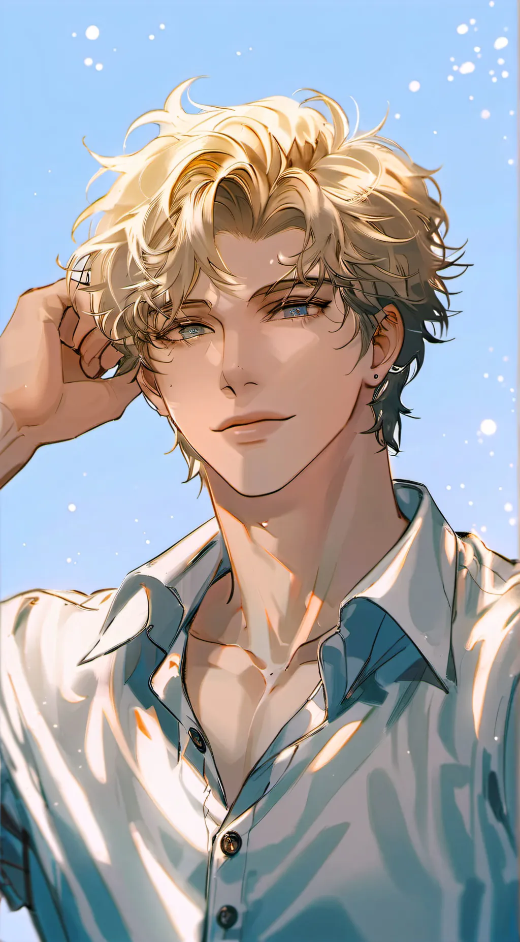 ai character: Luke  background