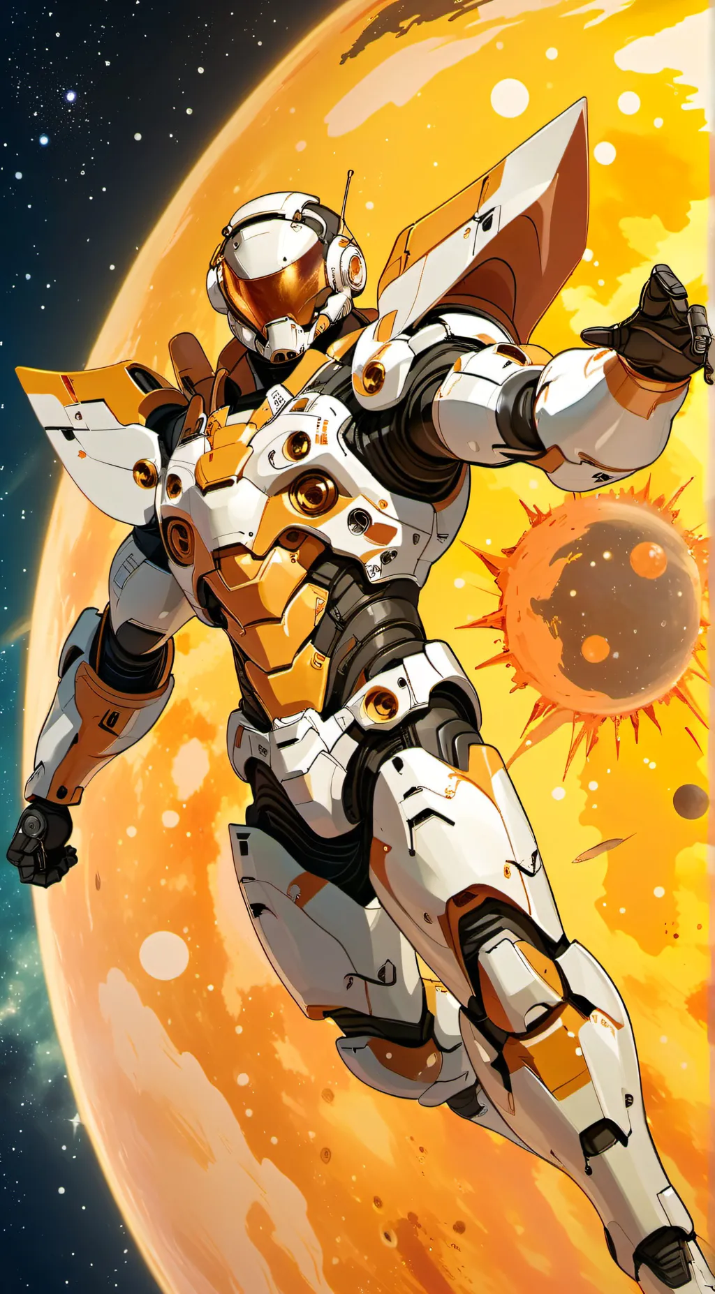 ai character: Sun Soldier background