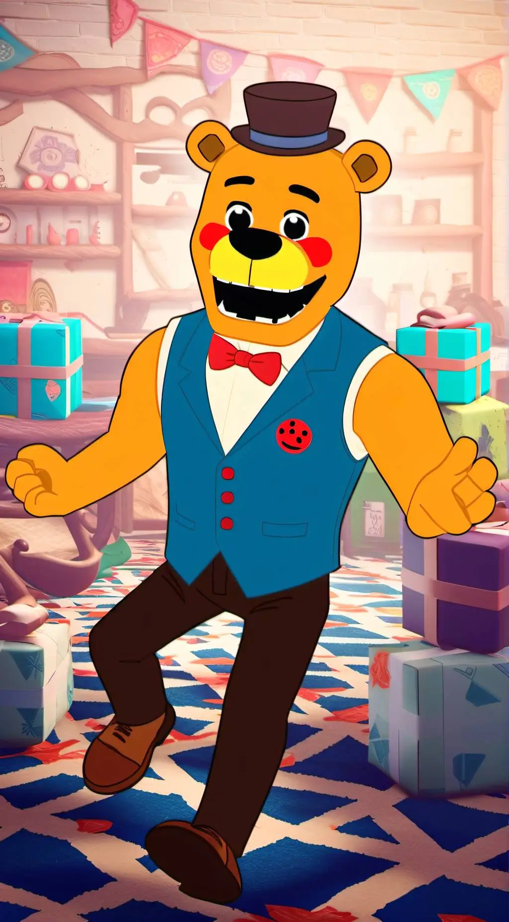ai character: freddy background