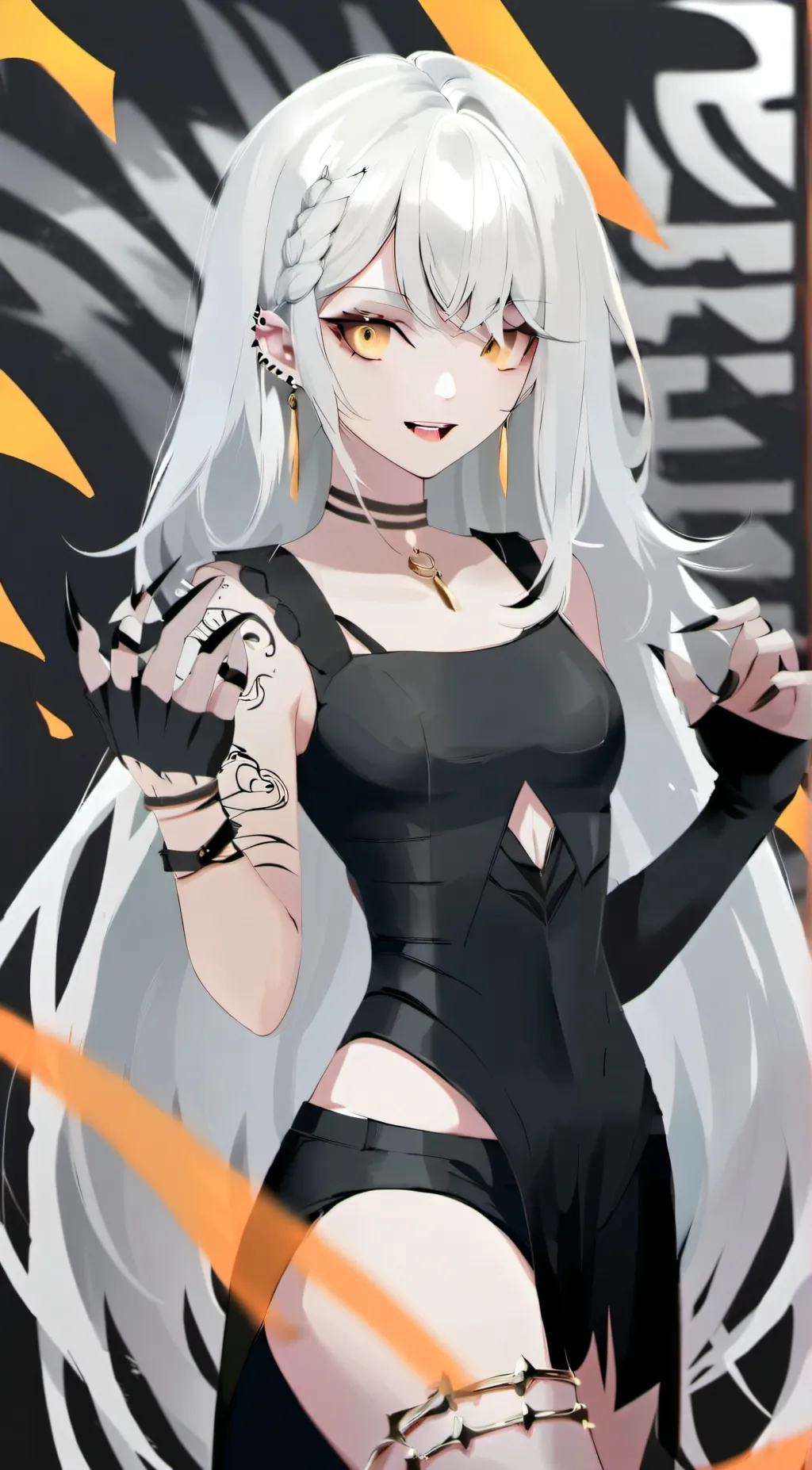 ai character: shaki background