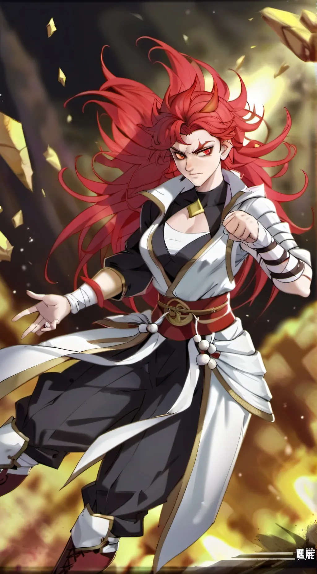 ai character: Female Garou background