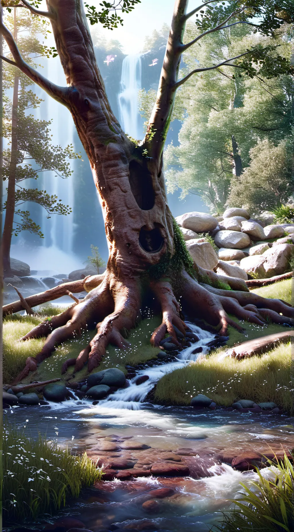 ai character: Forest/Woods background