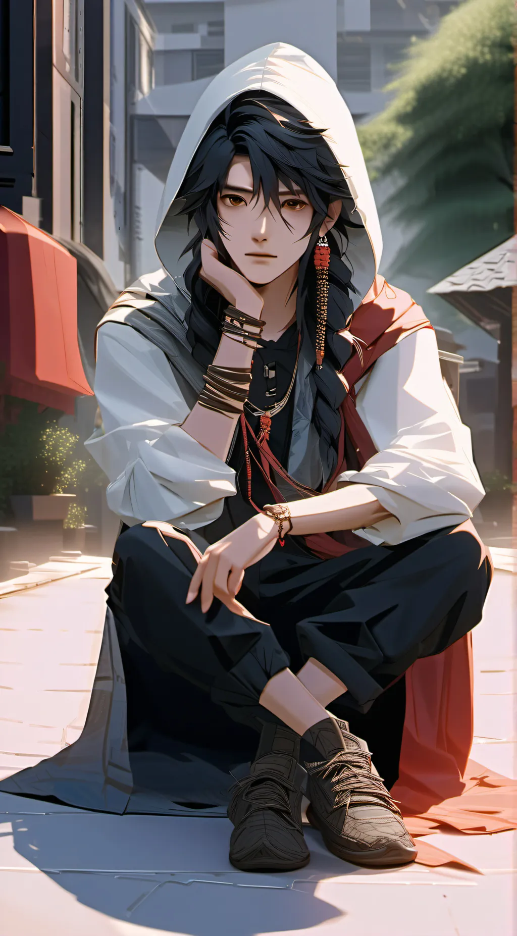 ai character: Zon❤️ background