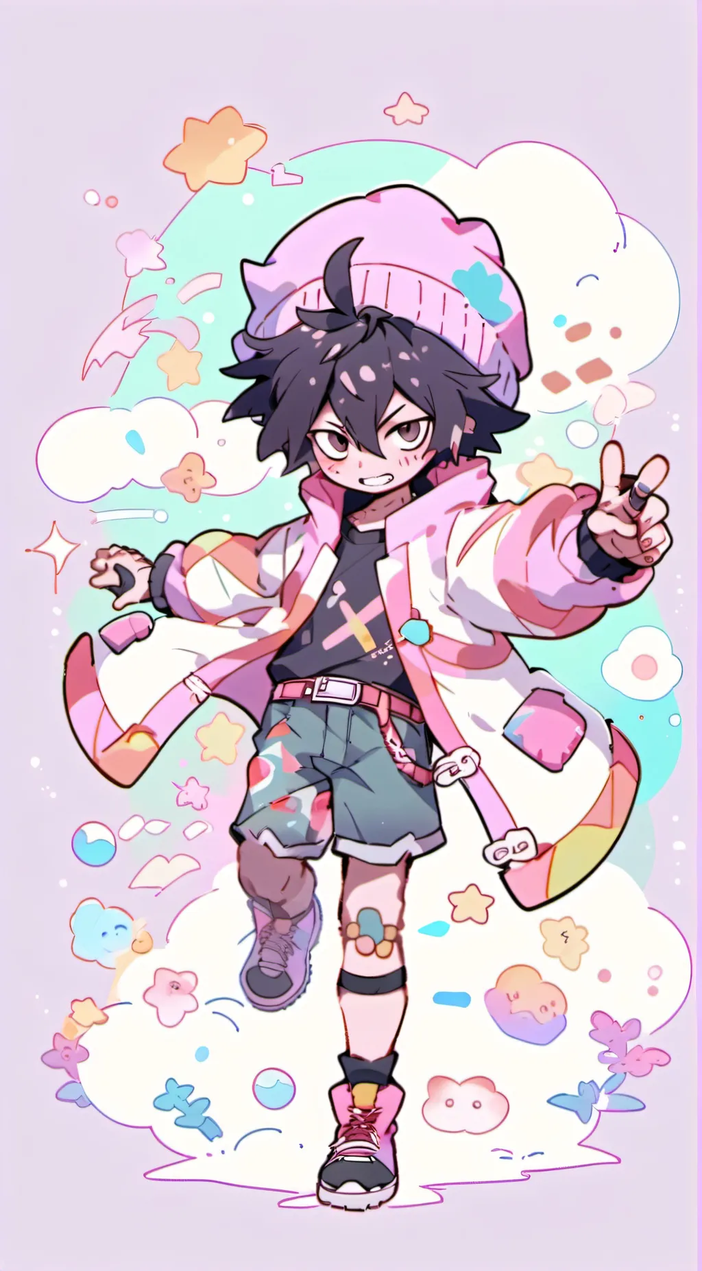ai character: mha background