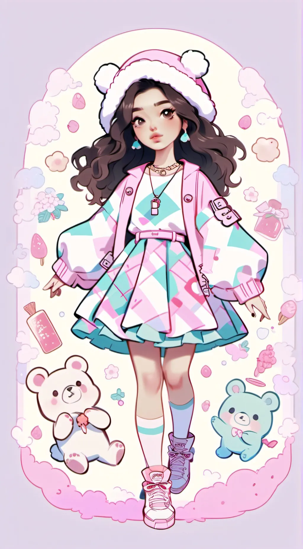 ai character: Hazel background