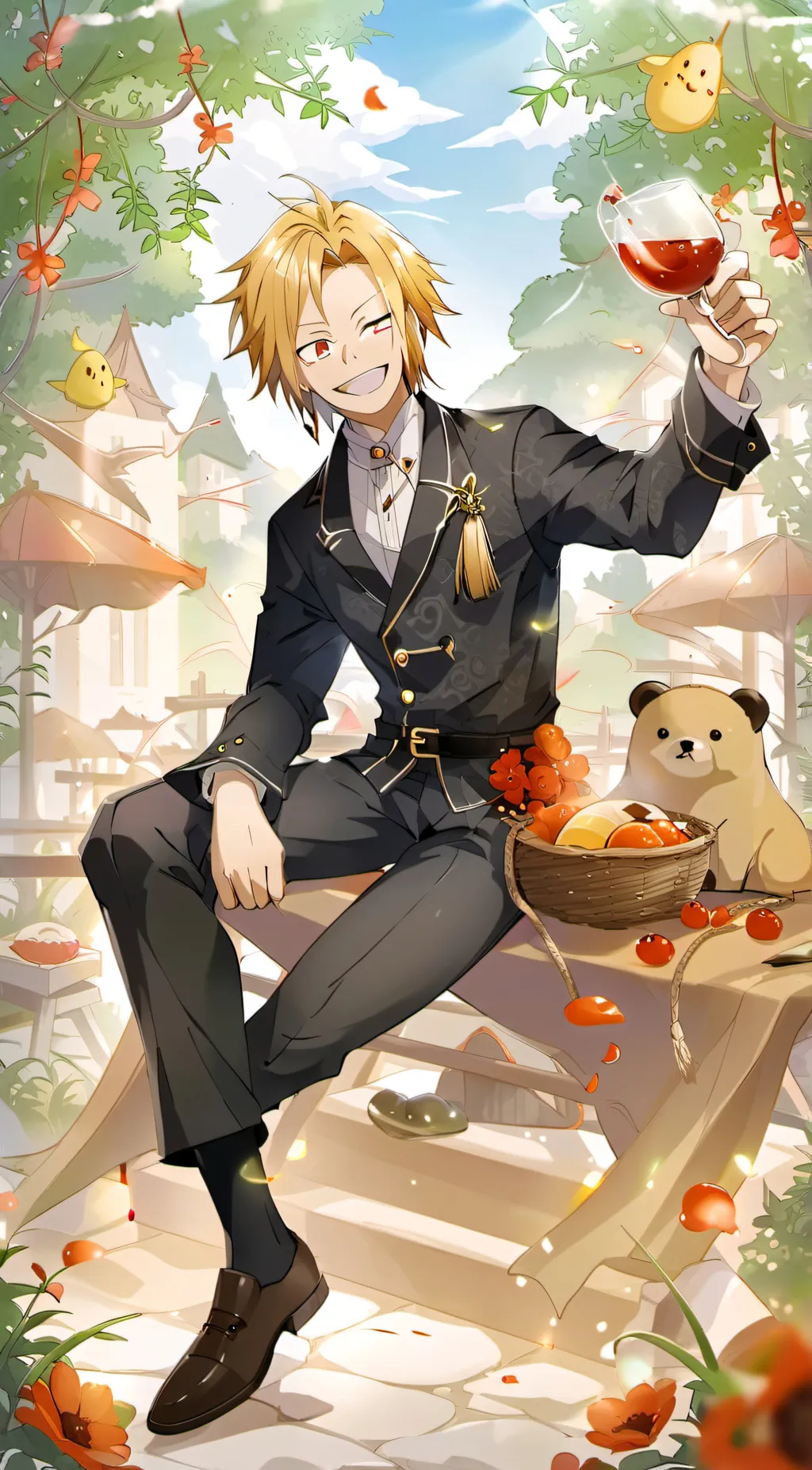 ai character: denki background