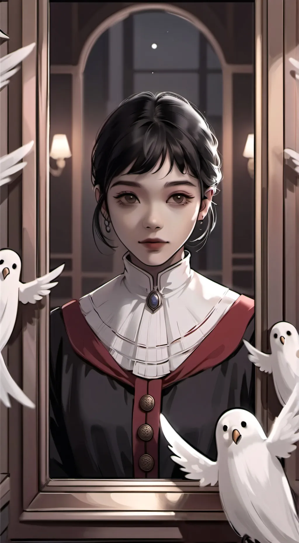 ai character: ghost rumia background