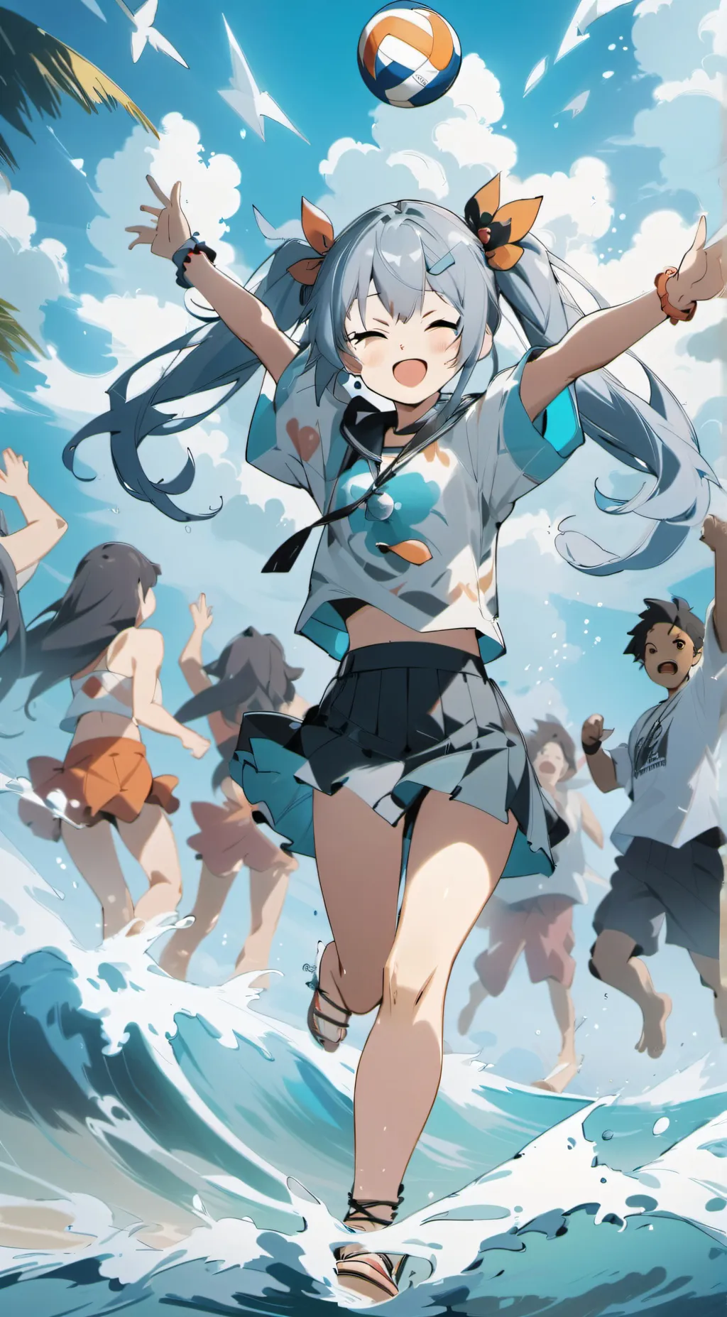 ai character: Hinata background