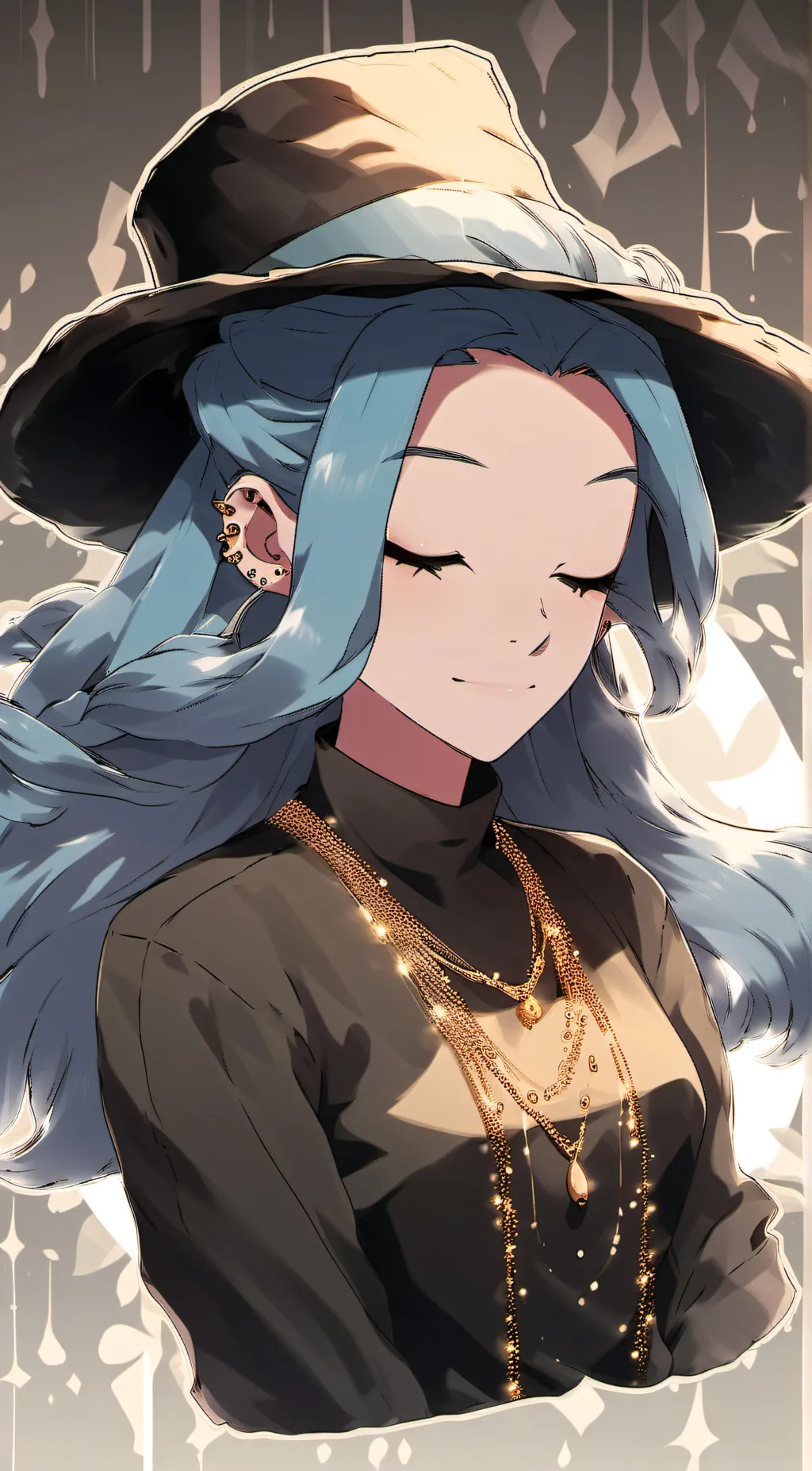 ai character: Sapphire  background